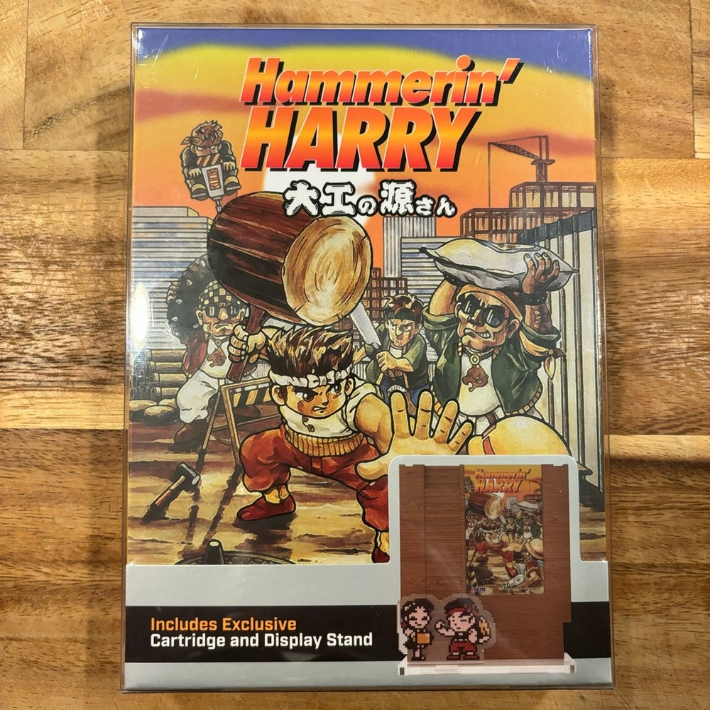 Hammerin Harry Nintendo NES Collectors Retro-bit - Retro Limited Run NEW! SEALED